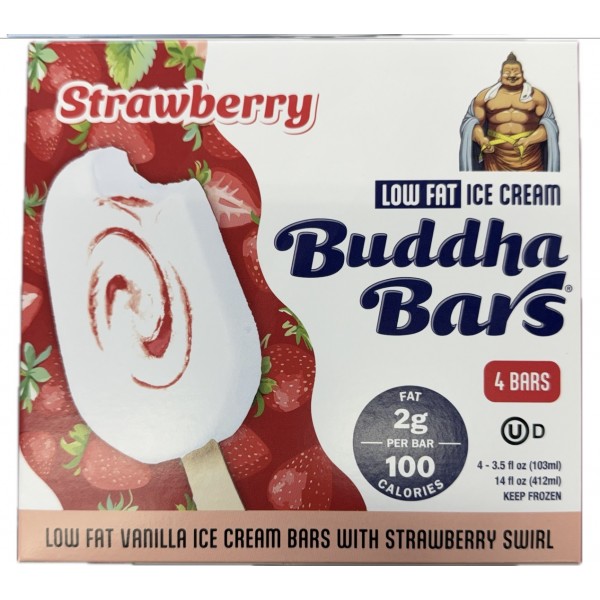 BuddhaBars草莓低脂冰淇淋